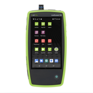 The LinkRunner® 10G Advanced Multi-Gig/10G Cable & Network Tester is a high-performance, all-in-one handheld tester built for the demands of modern high-speed network environments.